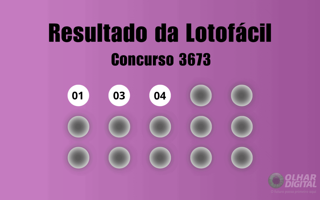 Resultado da Lotofácil de hoje: veja números e ganhadores do concurso 3673 (quarta, 29/04)