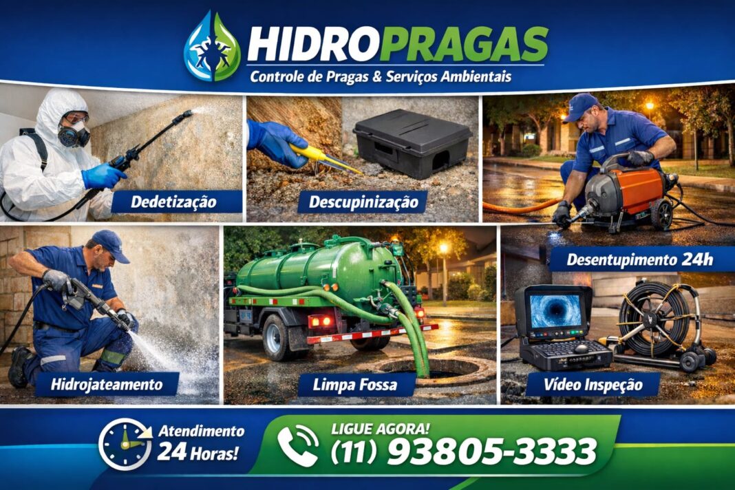 Hidro Pragas Desentupidora e Dedetizadora