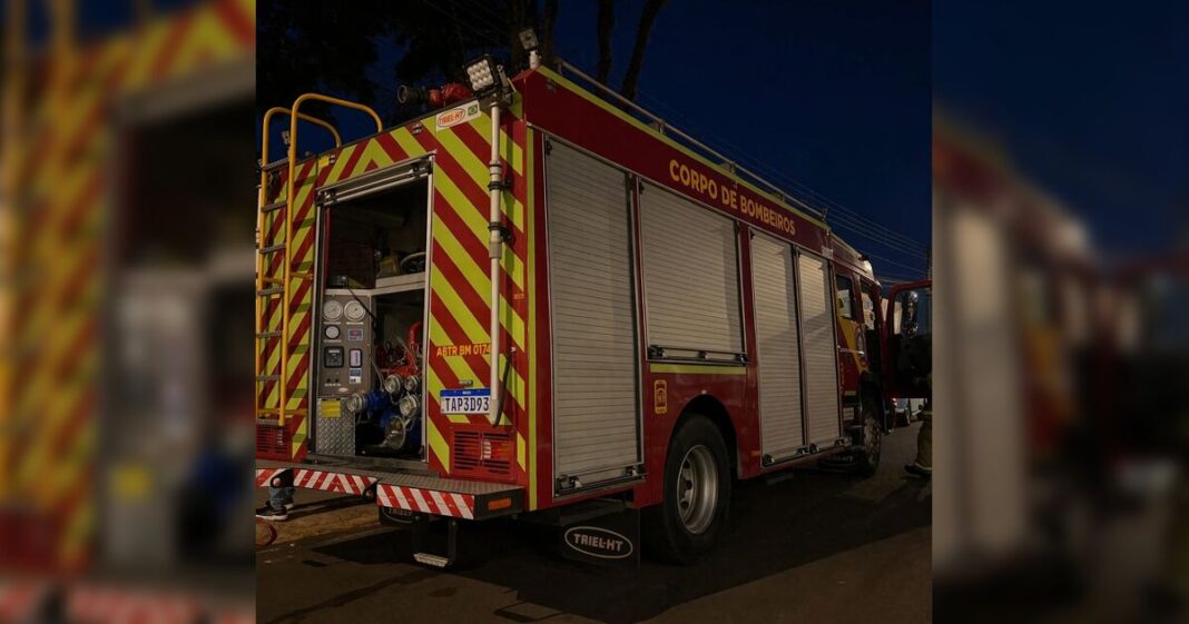 Princípio de incêndio atinge fábrica de estofados no Distrito do Pirapó, em Apucarana